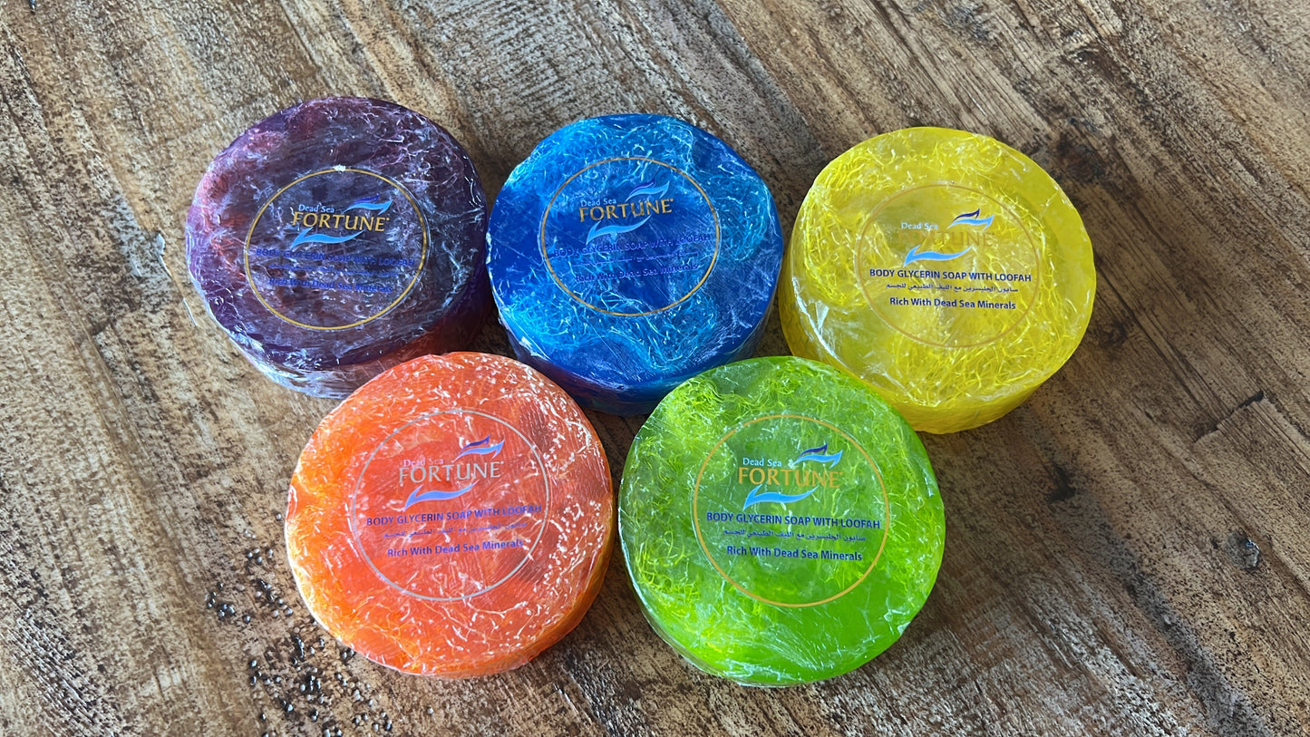 Body Glycerin Soap With Loofah